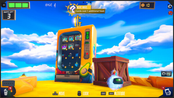 Игра Golfie, скриншот