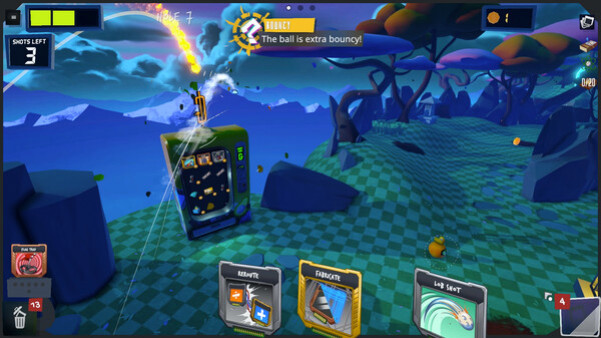 Игра Golfie, скриншот