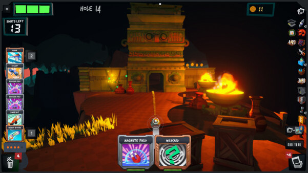 Игра Golfie, скриншот