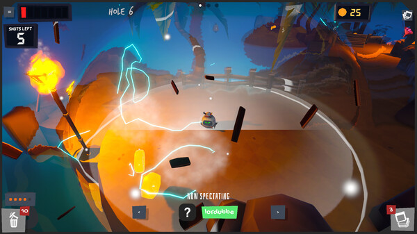 Игра Golfie, скриншот