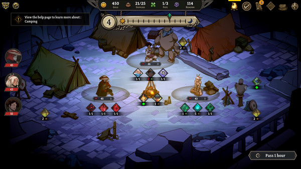 Игра Gordian Quest, скриншот