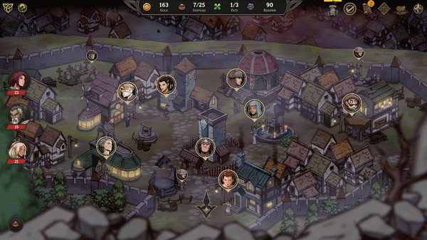 Игра Gordian Quest, скриншот