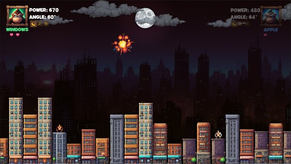 Игра Gorilla vs Yeti, скриншот