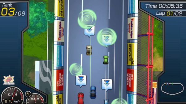 Игра Gotcha Racing 2nd, скриншот