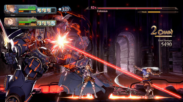 Игра Granblue Fantasy Versus: Rising, скриншот