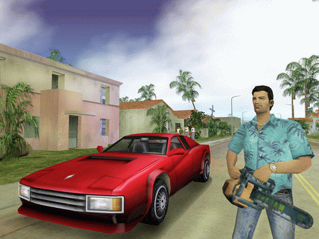 Игра Grand Theft Auto: Vice City, скриншот