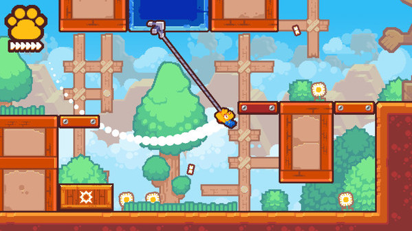 Игра Grapple Dog, скриншот