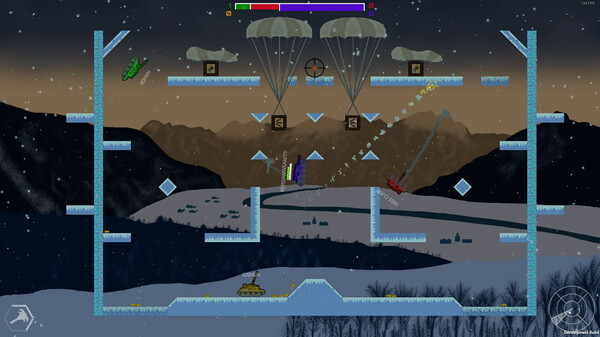 Игра Grapple Tanks, скриншот
