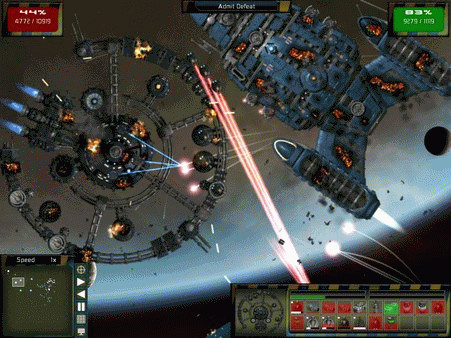 Игра Gratuitous Space Battles, скриншот
