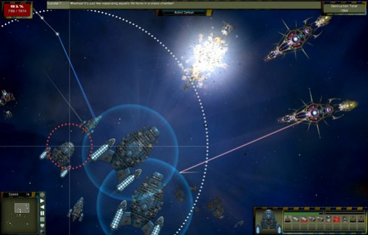 Игра Gratuitous Space Battles, скриншот