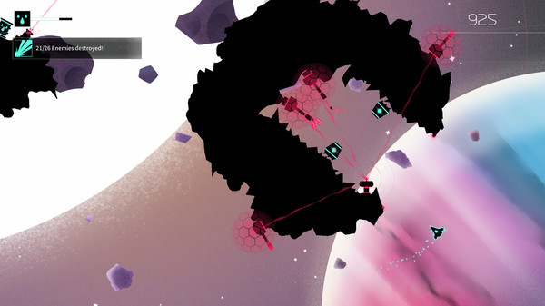 Игра Gravitar: Recharged, скриншот