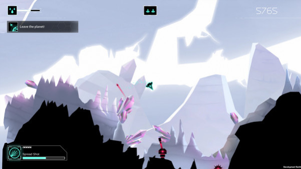 Игра Gravitar: Recharged, скриншот