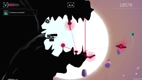 Игра Gravitar: Recharged, скриншот