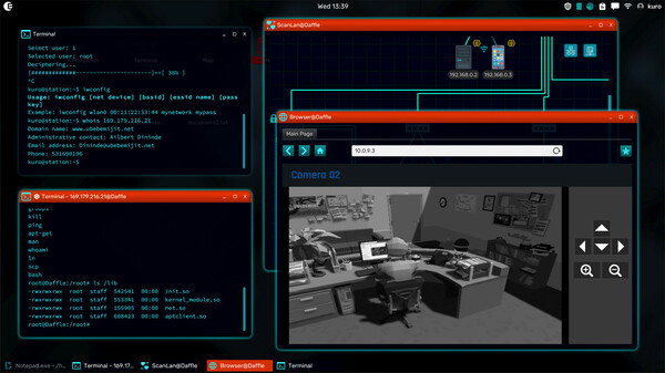 Игра Grey Hack, скриншот