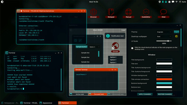Игра Grey Hack, скриншот