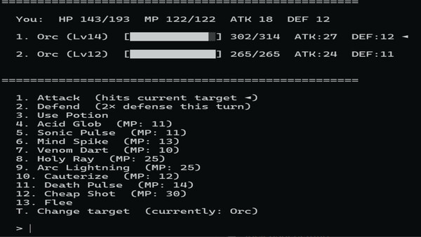 Игра Greywind's Legacy - A Text Based, Skill Progression, RPG, скриншот