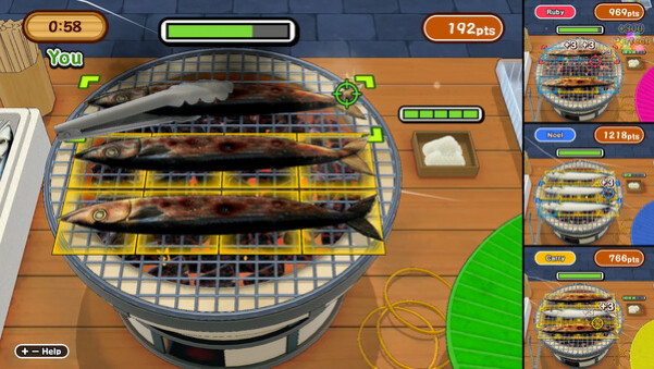 Игра Grill it! Sanma, скриншот