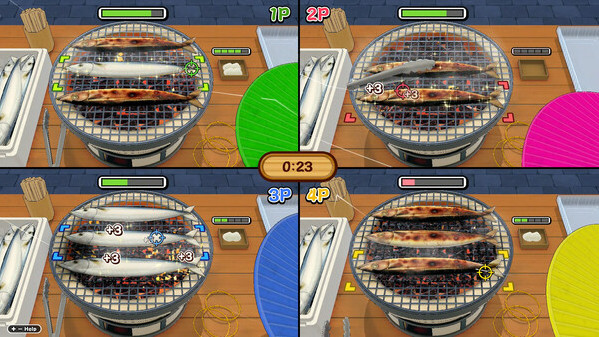 Игра Grill it! Sanma, скриншот