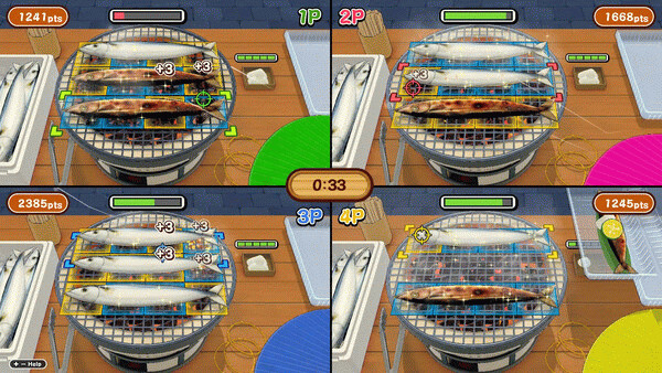 Игра Grill it! Sanma, скриншот