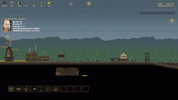 Игра Grim Nights, скриншот
