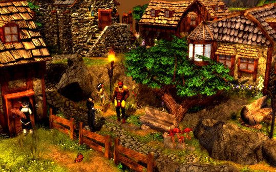 Игра Grotesque Tactics: Evil Heroes, скриншот