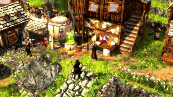 Игра Grotesque Tactics: Evil Heroes, скриншот