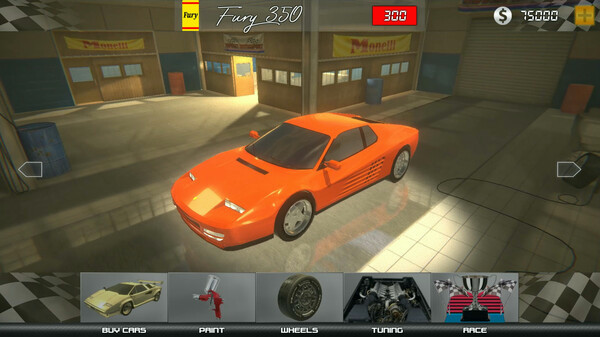 Игра GT Racing 1980, скриншот