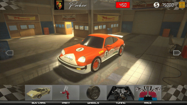 Игра GT Racing 1980, скриншот