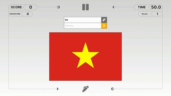 Игра Guess the Flag!, скриншот
