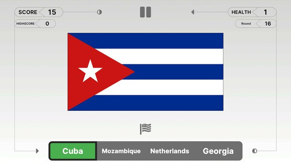 Игра Guess the Flag!, скриншот