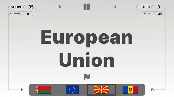 Игра Guess the Flag!, скриншот