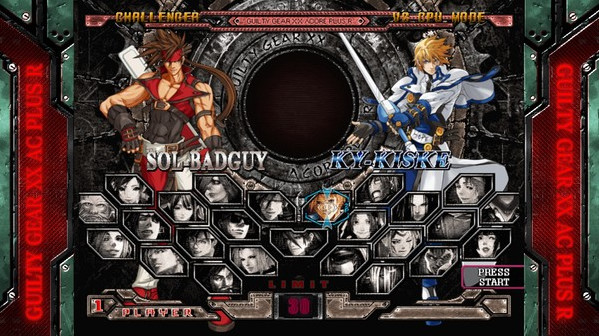 Игра GUILTY GEAR XX ACCENT CORE PLUS R, скриншот