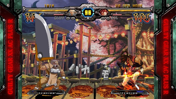 Игра GUILTY GEAR XX ACCENT CORE PLUS R, скриншот