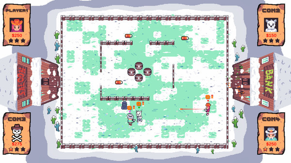 Игра Gun Skaters, скриншот