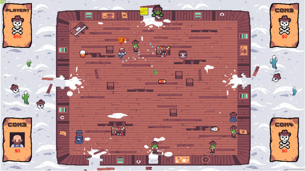 Игра Gun Skaters, скриншот