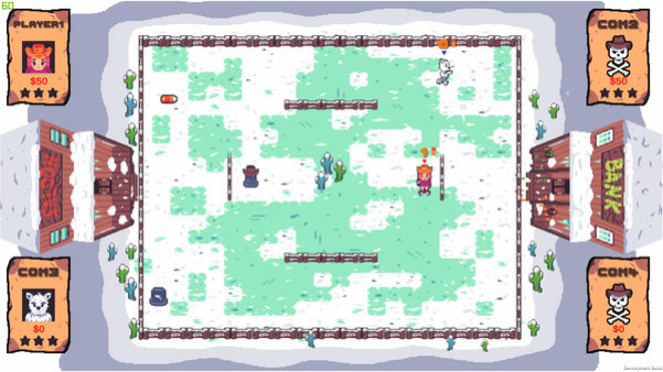 Игра Gun Skaters, скриншот