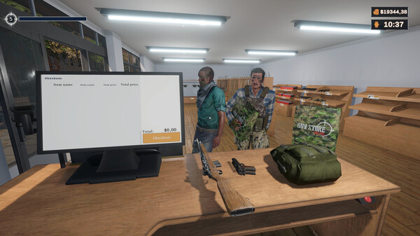 Игра Gun Store Simulator, скриншот