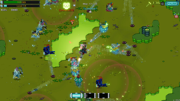 Игра Gunbot Diplomacy, скриншот