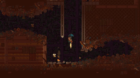 Игра Gunbrella, скриншот