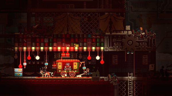 Игра Gunbrella, скриншот