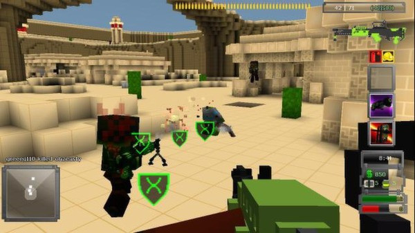 Игра Guncraft, скриншот