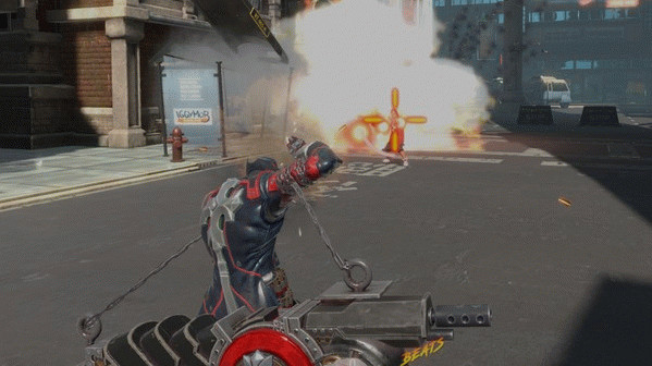 Игра GUNGRAVE VR, скриншот