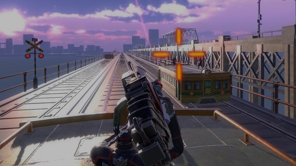 Игра GUNGRAVE VR, скриншот