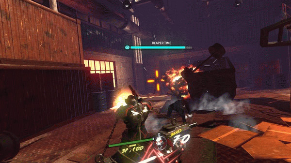 Игра GUNGRAVE VR U.N, скриншот