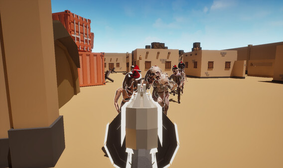 Игра Gunslinger survivor, скриншот