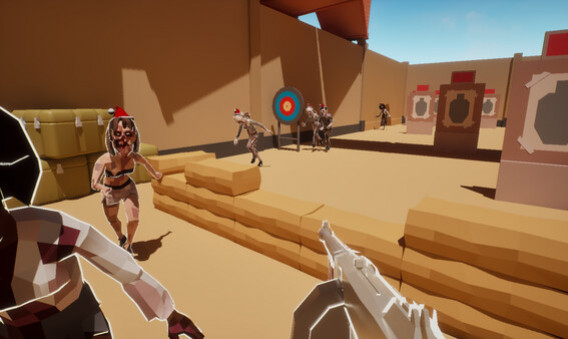 Игра Gunslinger survivor, скриншот