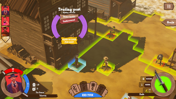 Игра Gunslingers & Zombies, скриншот