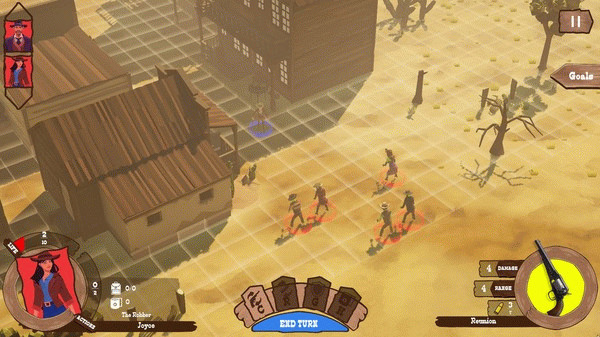 Игра Gunslingers & Zombies, скриншот