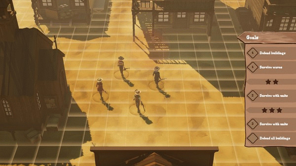 Игра Gunslingers & Zombies, скриншот
