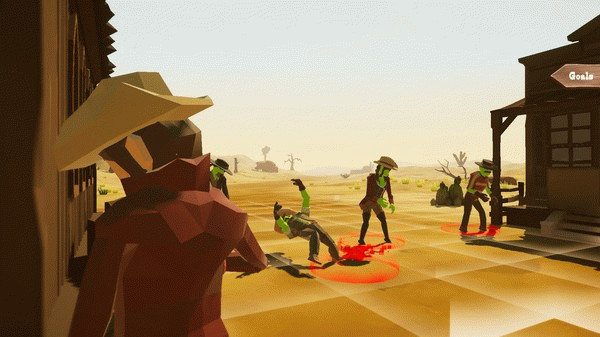 Игра Gunslingers & Zombies, скриншот